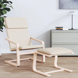 NNEVL Relaxing Chair Cream Fabric