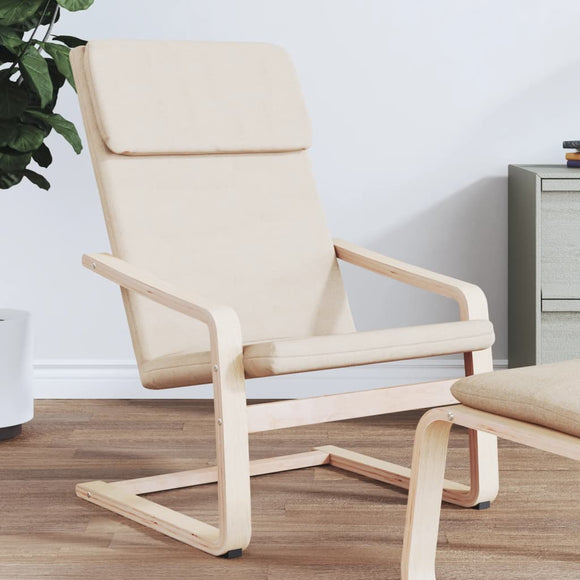 NNEVL Relaxing Chair Cream Fabric