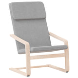 NNEVL Relaxing Chair Light Grey Fabric