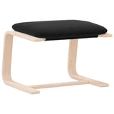 NNEVL Footstool Black 51x41x40 cm Fabric