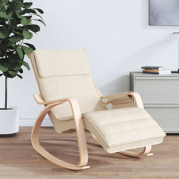 NNEVL Rocking Chair Cream Fabric
