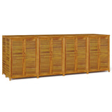 NNEVL Garden Storage Box 280x87x104 cm Solid Wood Acacia