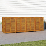 NNEVL Garden Storage Box 280x87x104 cm Solid Wood Acacia