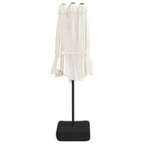 NNEVL Double-Head Parasol Sand White 449x245 cm
