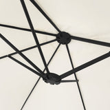 NNEVL Double-Head Parasol Sand White 449x245 cm
