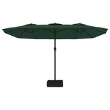 NNEVL Double-Head Parasol Green 449x245 cm