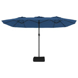 NNEVL Double-Head Parasol Azure Blue 449x245 cm