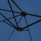 NNEVL Double-Head Parasol with LEDs Azure Blue 449x245 cm