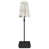 NNEVL Double-Head Parasol Sand White 316x240 cm