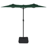 NNEVL Double-Head Parasol Green 316x240 cm