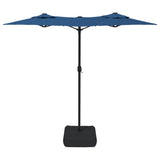 NNEVL Double-Head Parasol Azure Blue 316x240 cm