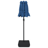 NNEVL Double-Head Parasol Azure Blue 316x240 cm