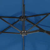 NNEVL Double-Head Parasol Azure Blue 316x240 cm