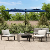 NNEVL Double-Head Parasol Azure Blue 316x240 cm