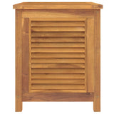 NNEVL Garden Storage Box with Bag 60x50x58 cm Solid Wood Teak