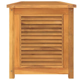 NNEVL Garden Storage Box with Bag 175x50x53 cm Solid Wood Teak
