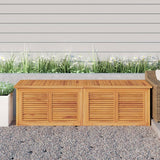 NNEVL Garden Storage Box with Bag 175x50x53 cm Solid Wood Teak
