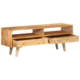 NNEVL TV Cabinet 140x30x41 cm Solid Wood Mango