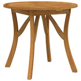 NNEVL Garden Table Ø 85 cm Solid Wood Acacia