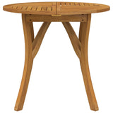 NNEVL Garden Table Ø 85 cm Solid Wood Acacia