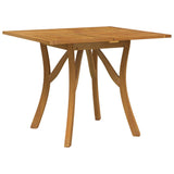 NNEVL Garden Table 85x85x75 cm Solid Wood Acacia