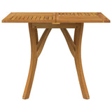 NNEVL Garden Table 85x85x75 cm Solid Wood Acacia