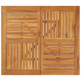 NNEVL Garden Table 85x85x75 cm Solid Wood Acacia