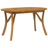 NNEVL Garden Table 150x90x75 cm Solid Wood Acacia