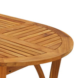 NNEVL Garden Table 150x90x75 cm Solid Wood Acacia
