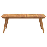 NNEVL Garden Table 200x90x75 cm Solid Wood Acacia