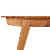 NNEVL Garden Table 200x90x75 cm Solid Wood Acacia