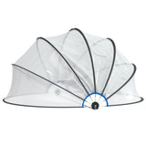 NNEVL Pool Dome Round 376x188 cm PVC