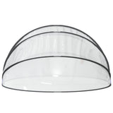 NNEVL Pool Dome Round 376x188 cm PVC