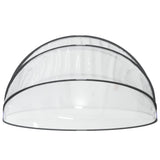 NNEVL Pool Dome Round 406x203 cm PVC