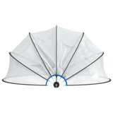 NNEVL Pool Dome Round 467x234 cm PVC