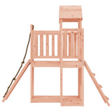 NNEVL Playhouse with Climbing Wall Solid Wood Douglas