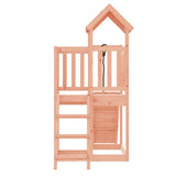 NNEVL Playhouse with Climbing Wall Solid Wood Douglas
