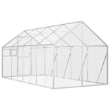 NNEVL Aviary Silver 1.79x4x1.85 m Aluminium