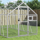 NNEVL Aviary Silver 1.79x4x1.85 m Aluminium