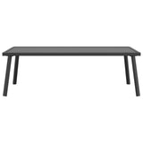 NNEVL Garden Coffee Table Anthracite 110x55x35cm Steel