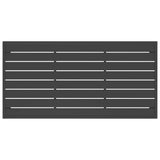 NNEVL Garden Coffee Table Anthracite 110x55x35cm Steel