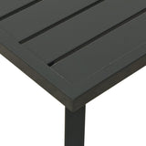 NNEVL Garden Coffee Table Anthracite 110x55x35cm Steel
