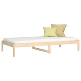 NNEVL Day Bed 92x187 cm Single Bed Size Solid Wood Pine
