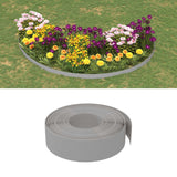 NNEVL Garden Edging Grey 10 m 15 cm Polyethylene