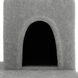 NNEVL Cat Tree with Sisal Scratching Posts Light Grey 154 cm