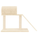 NNEVL Cat Scratching Posts with Tunnel and Ladder Cream 55.5 cm