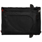NNEVL Dog Bike Trailer Black Oxford Fabric and Iron