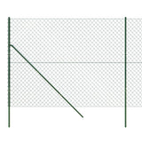 NNEVL Chain Link Fence Green 1.4x10 m