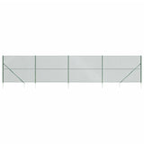 NNEVL Chain Link Fence with Spike Anchors Green 1.6x10 m