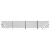 NNEVL Chain Link Fence Anthracite 1.6x10 m